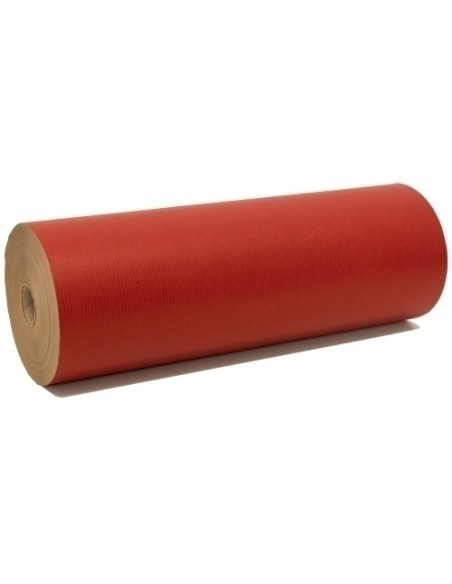 PAPEL EMB.KRAFT BOB.1ª ROJO 31 cm